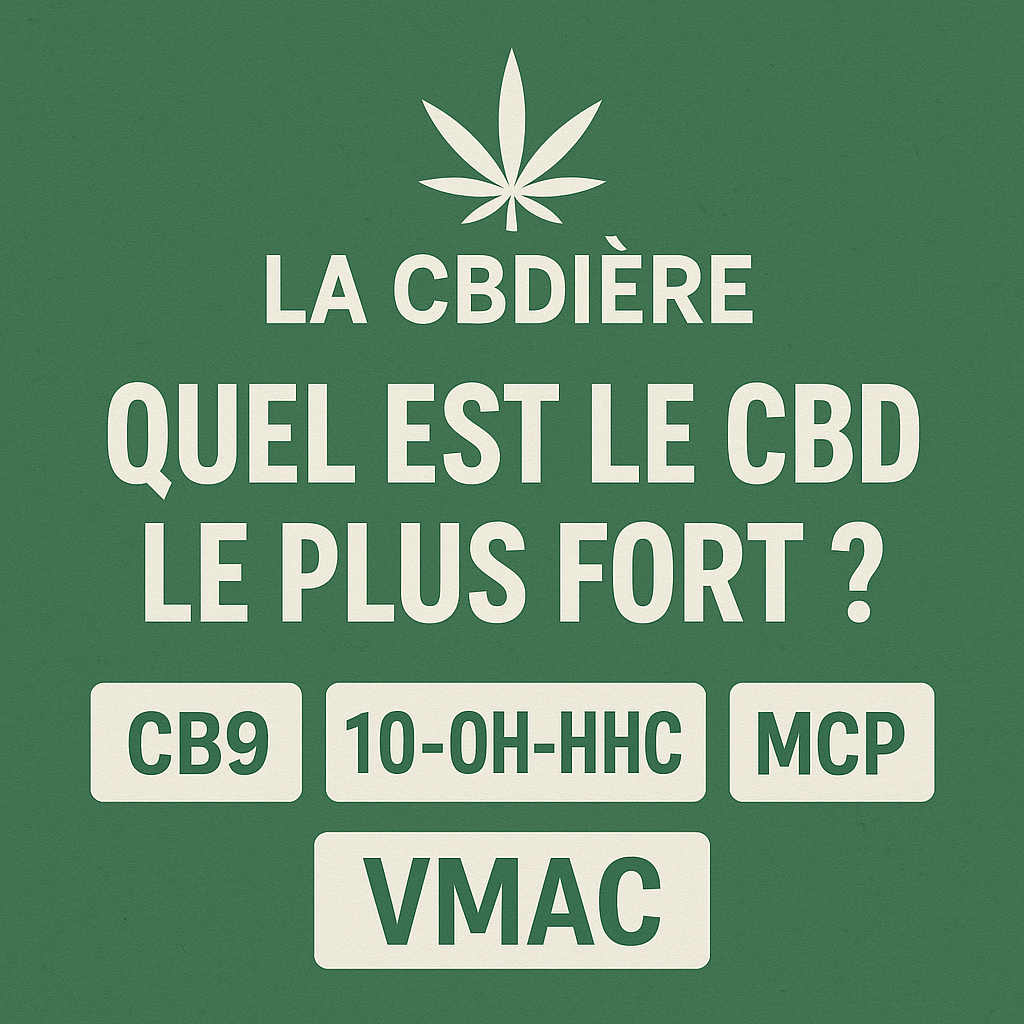CBD le plus puissant 2025 : Top molécules légales | LA CBDIÈRE