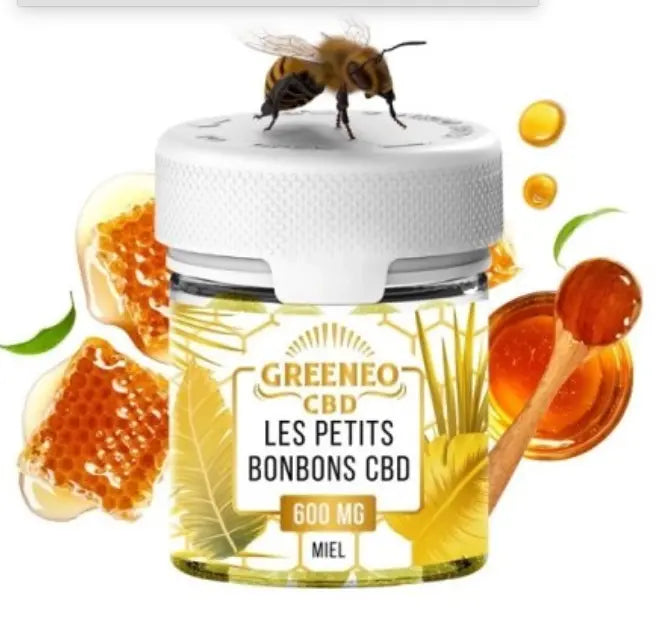 LES PETITS BONBONS CBD MIEL 600MG La CBDière