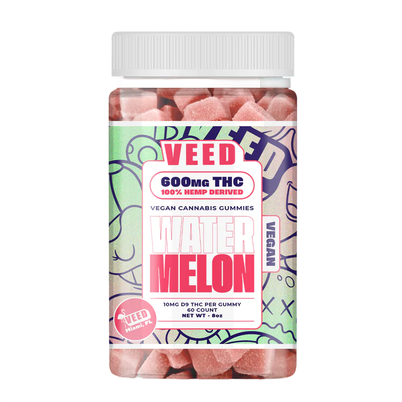 VEED_delta_9_gummies_600MG_CUBE_WATERMELON LA CBDIÈRE
