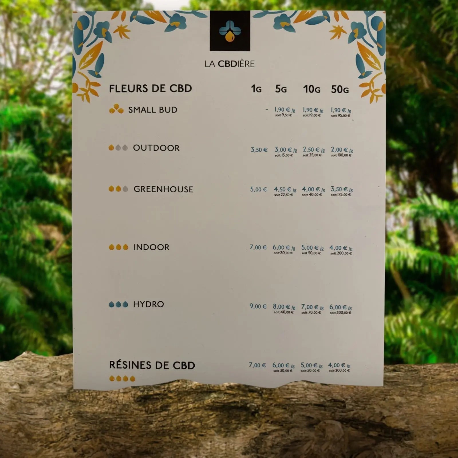 FLEURS DE CBD LA CBDÈRE
