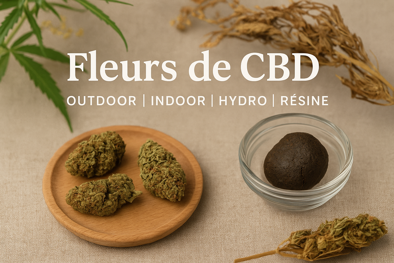 Fleurs de CBD et résine premium – Outdoor, Indoor, Hydro, Greenhouse – LA CBDIÈRE, CBD légal en France avec livraison rapide et discrète