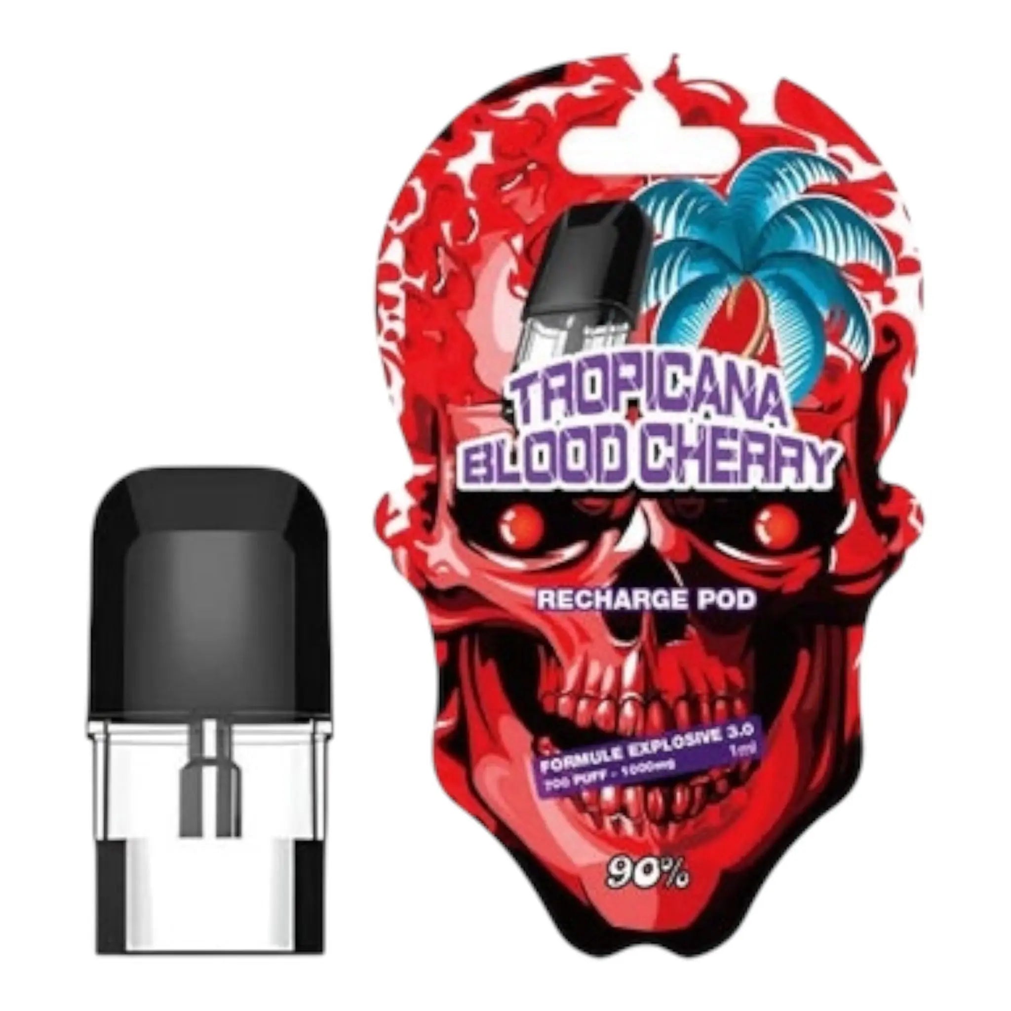 CARTOUCHE 700 Puff Skull Tropicana Blood Cherry LA CBDIÈRE