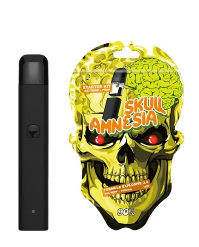 VAPE CBD Skull Amnesia LA CBDIÈRE