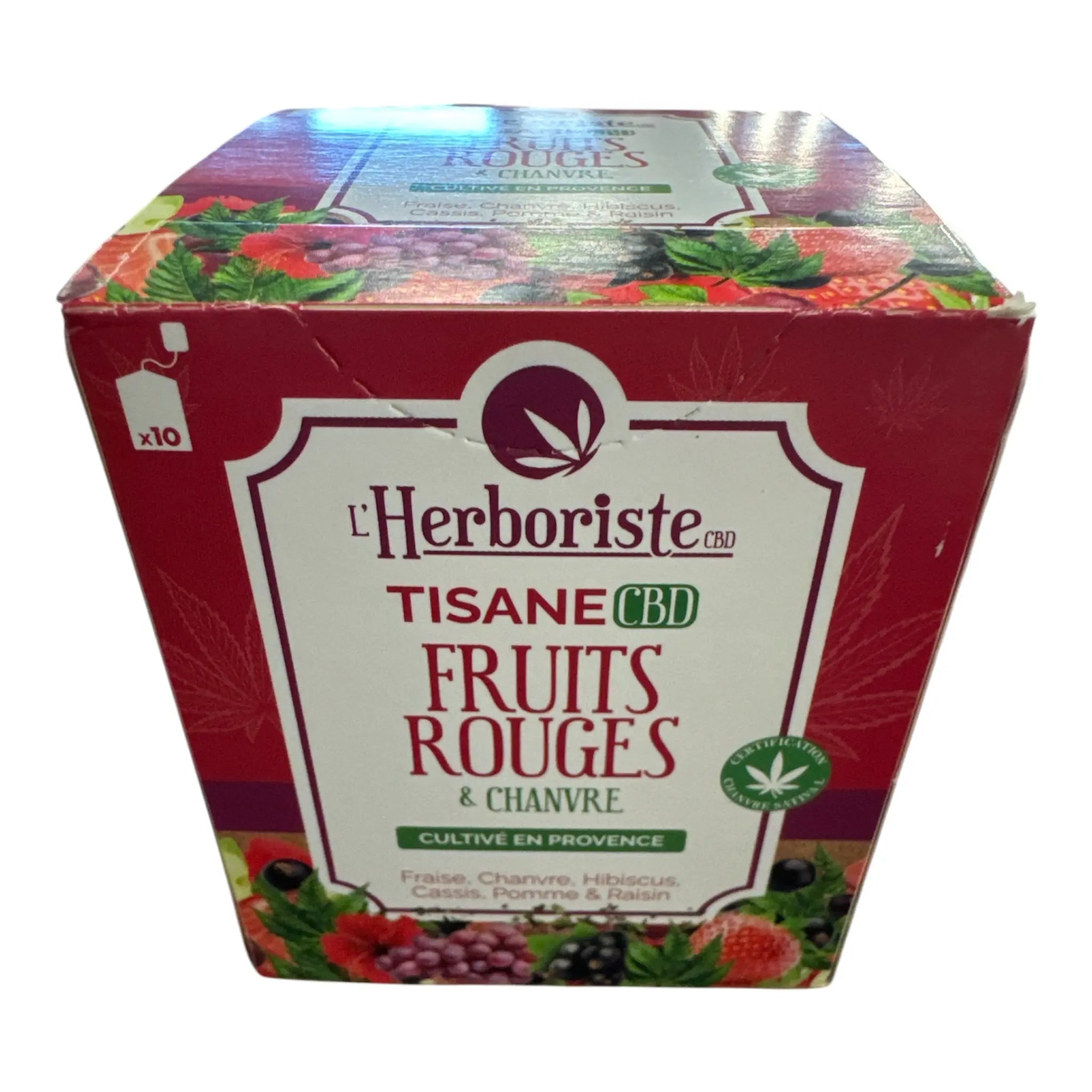 TISANE CBD FRUITS ROUGES - La CBDIÈRE