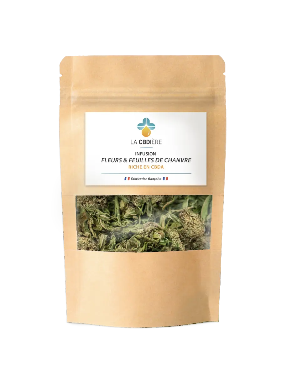 TISANE RELAXANTE - FLEURS DE CHANVRE - La CBDIÈRE